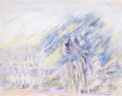 Vision in lavendelfarbener Landschaft von Noel Howard