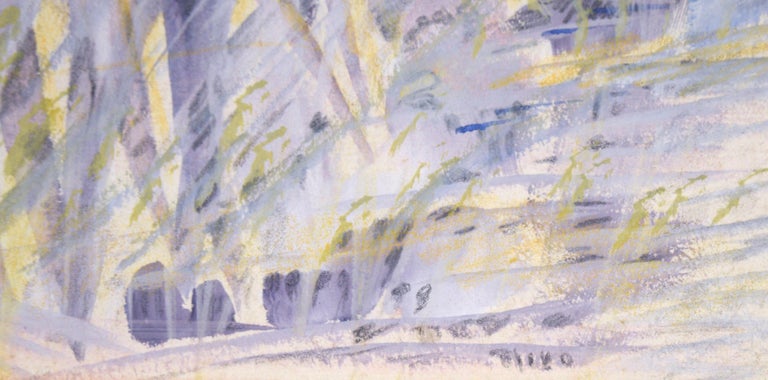 Vision in Lavender Landscape by Noel Howard For Sale 7