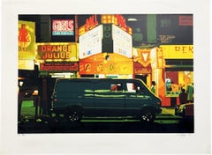 Night, Times Square 1979 Signed Limited Edition Screen Print