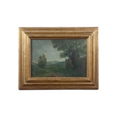 Noel Quintavalle (Noelqui), paysage 1927, huile sur toile