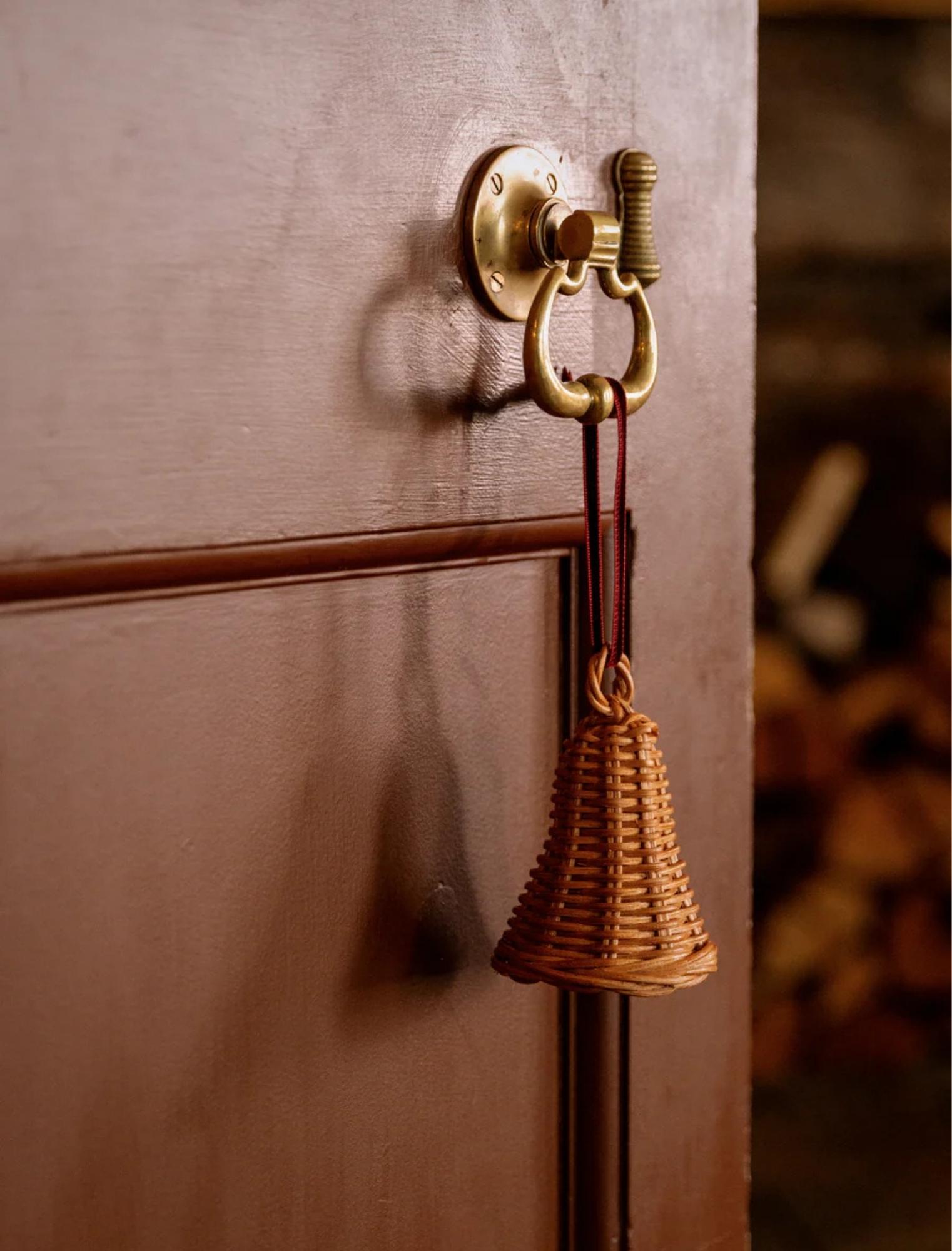Italian Noel Rattan Bell For Sale