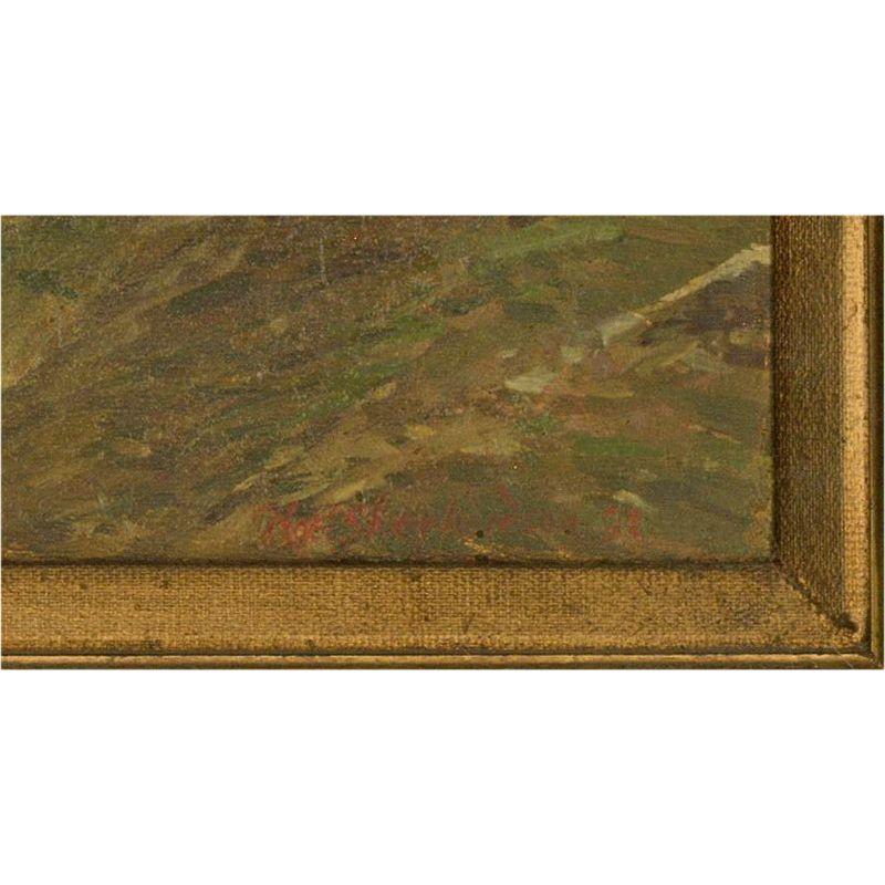 Noel Shepherdson (1935) - 1991, huile, ferme au-dessus de Sedbergh 3