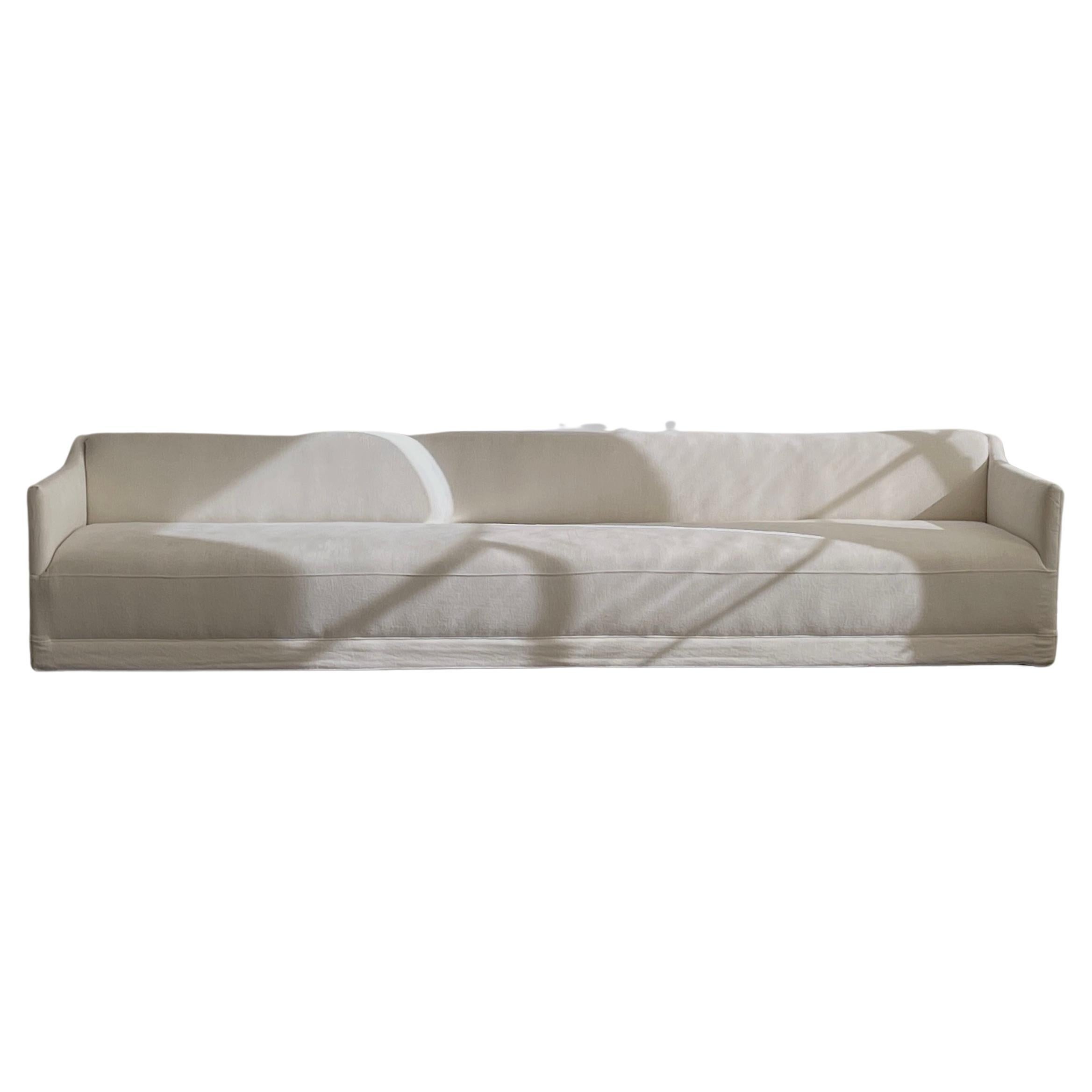 Noelle Linen Sofa For Sale