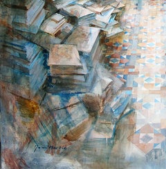 Espai Interior - 21° secolo, Contemporaneo, Pittura ad olio figurativa, Modernismo