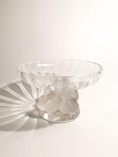 Nogent Cup in Lalique Crystal with Carved Birds from the, 60s