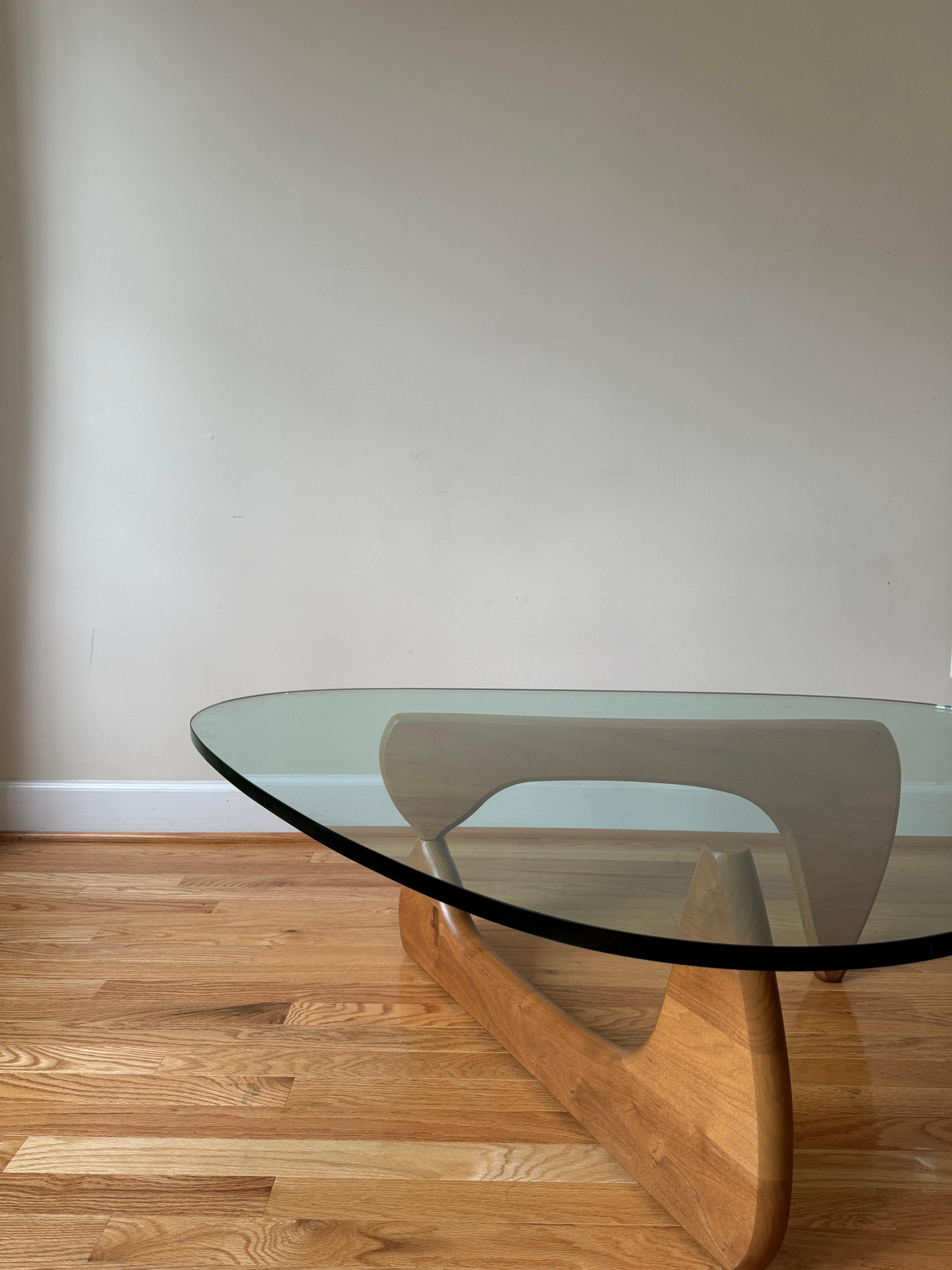 Glass Noguchi Coffee Table by Isamu Noguchi for Herman Miller