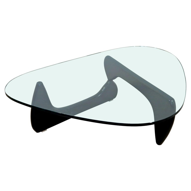 Noguchi Coffee Table Original Vintage 1960's Black Ebony at 1stDibs