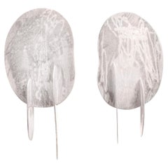 Noguchi Earrings in Sterling Silver 925 by Alejandra Campos Taylor