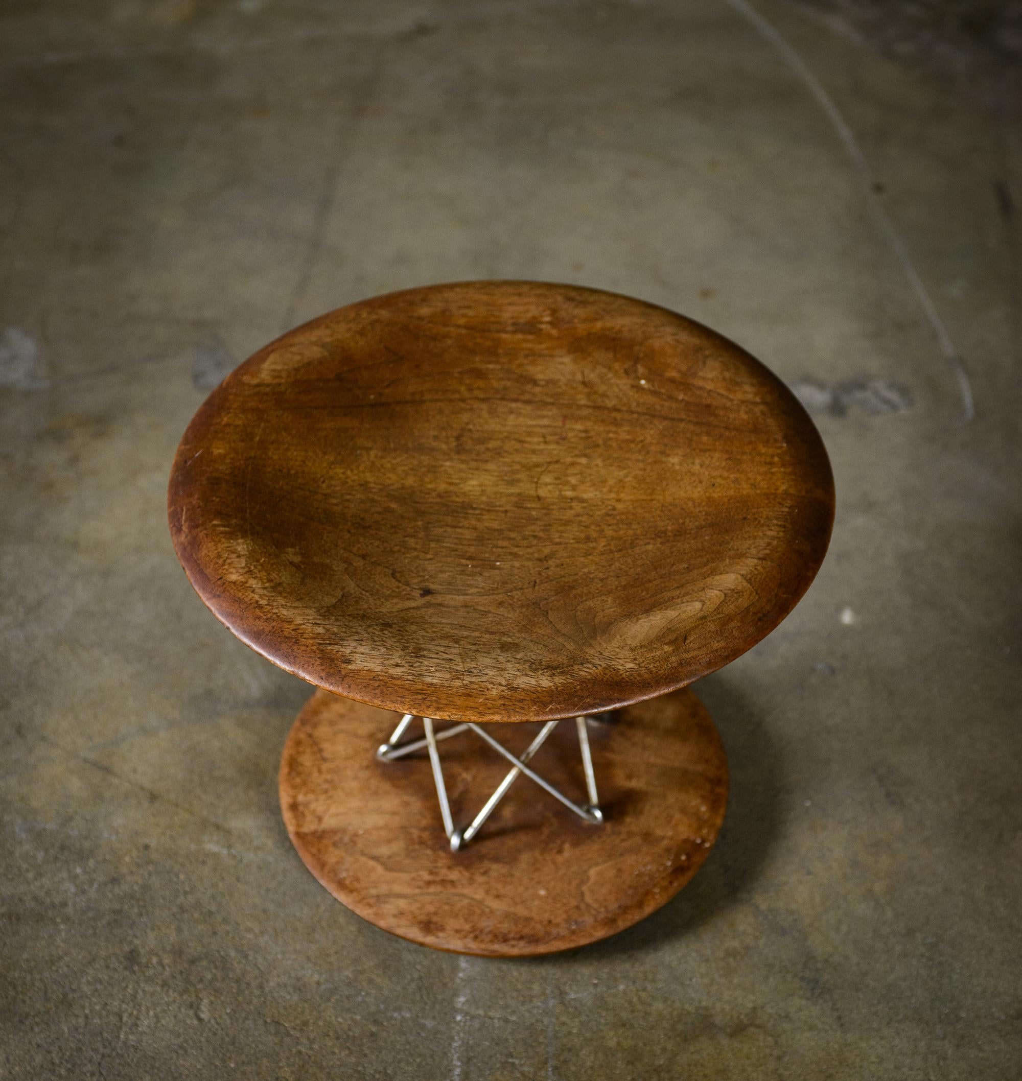 United States: Rocking stool by Isamu Noguchi; manufactured by Knoll Inc., 1955.