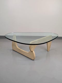 Noguchi IN-50 Style Travertine Coffee Table