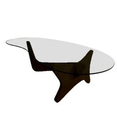 Noguchi Style Biomorphic "Airplane" Coffee Table & Side Table Set