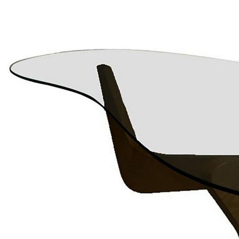 Ensemble table basse et table d'appoint biomorphique « avion » de style Noguchi Excellent état - En vente à Van Nuys, CA