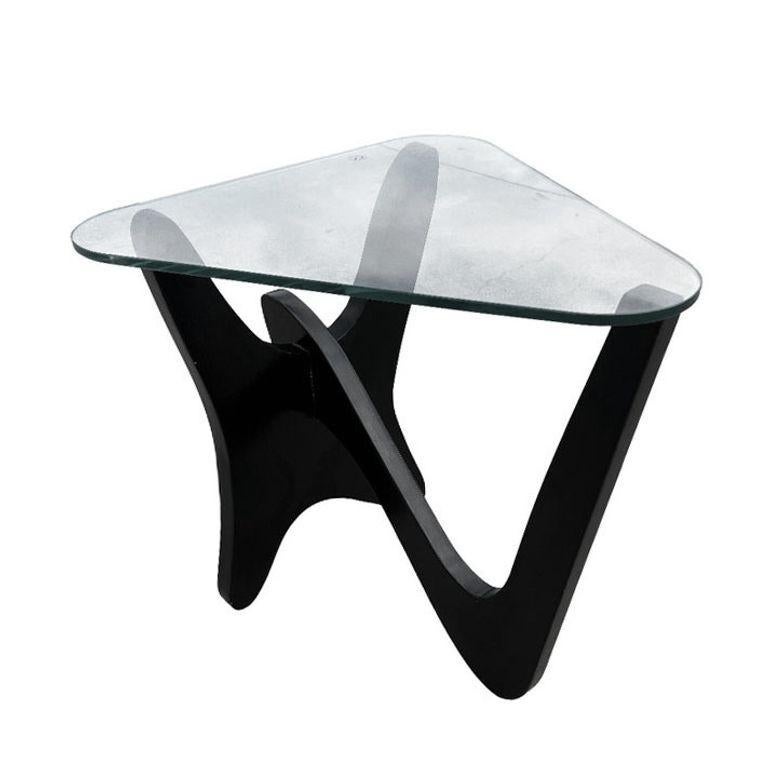 Ensemble table basse et table d'appoint biomorphique « avion » de style Noguchi en vente 1
