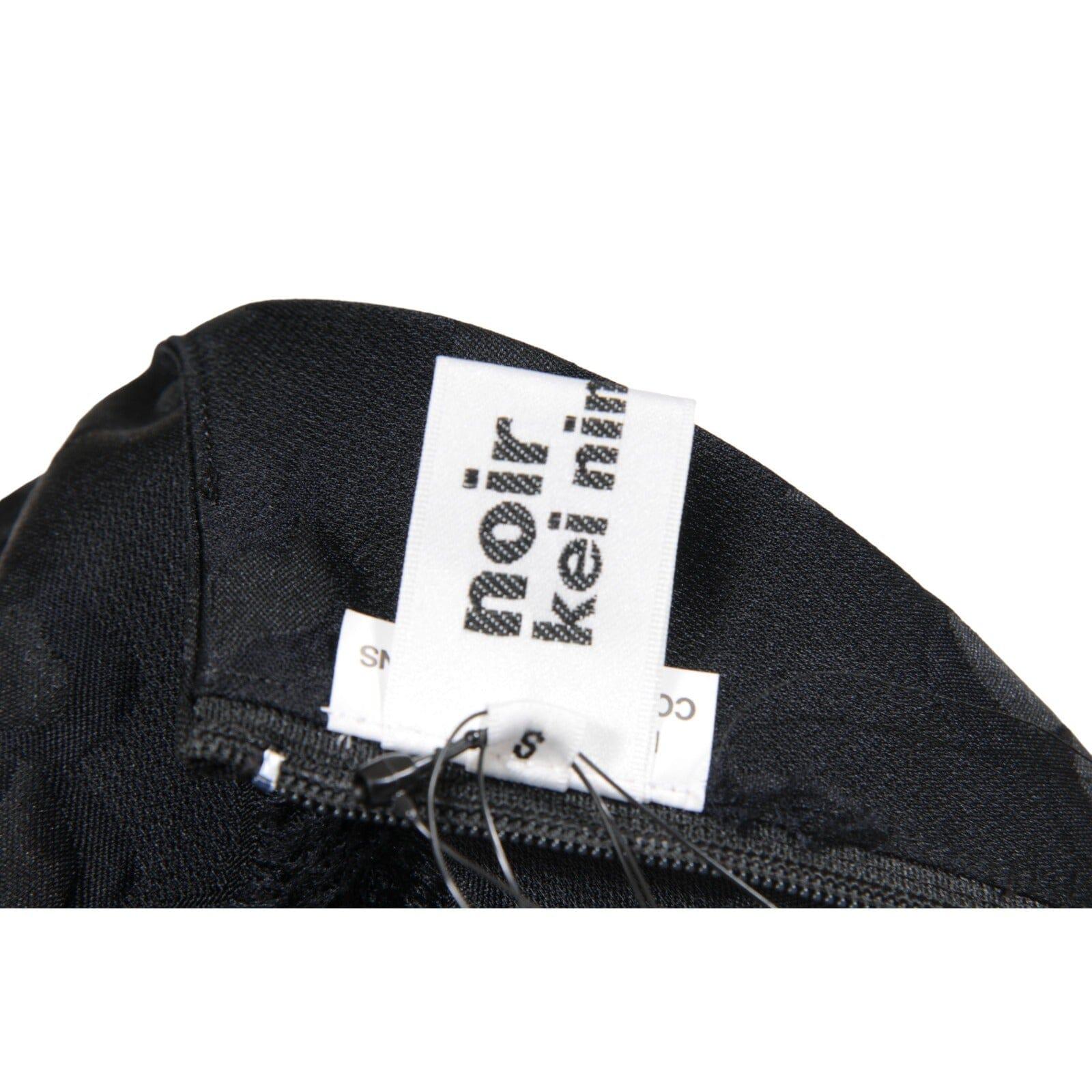 Noir Kei Ninomiya Comme De Garcons Kleid Größe Small US 2 Schwarz Floral Jacquard im Angebot 5