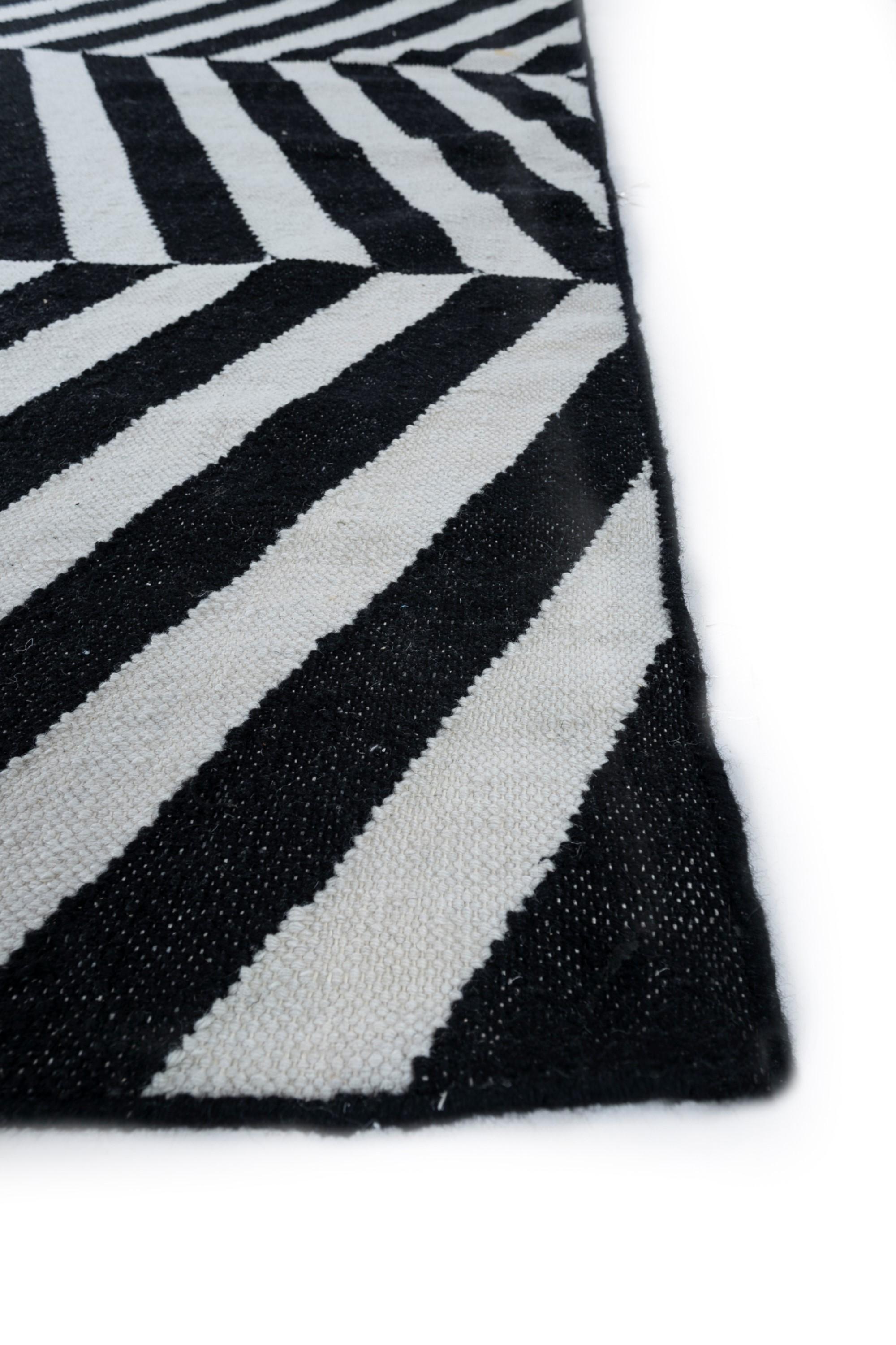 Alfombra Tejido Plano Noir Odyssey Ébano & Ébano 180x270 cm Moderno en venta