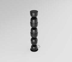 Noir Pillars Black Marble Totem
