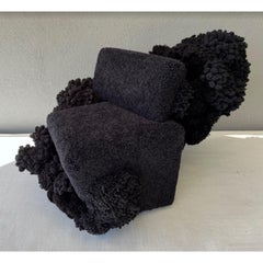 Pouf Noir Pyrite de Mary Brōgger