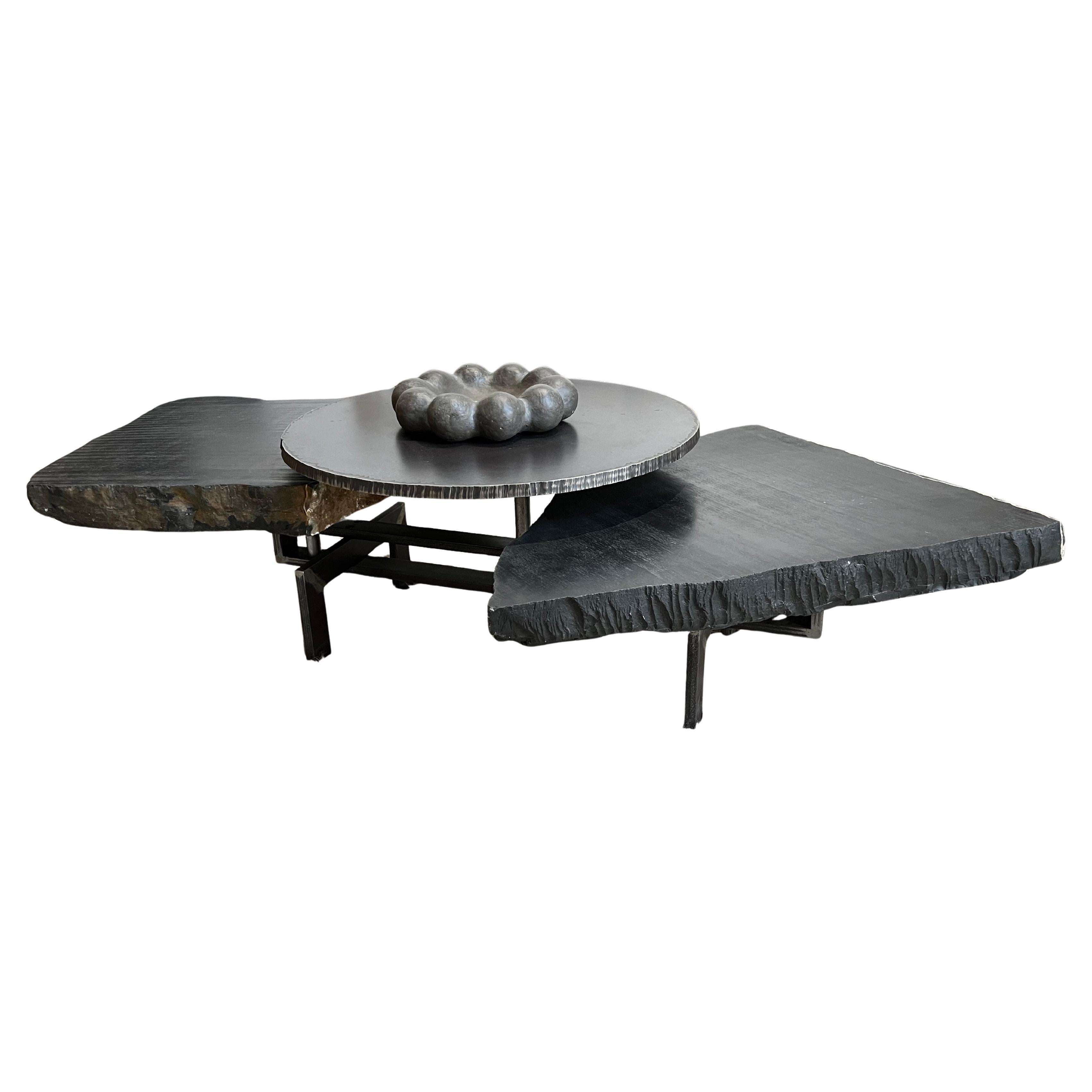 Mesa baja Noir Trois Assiettes en venta