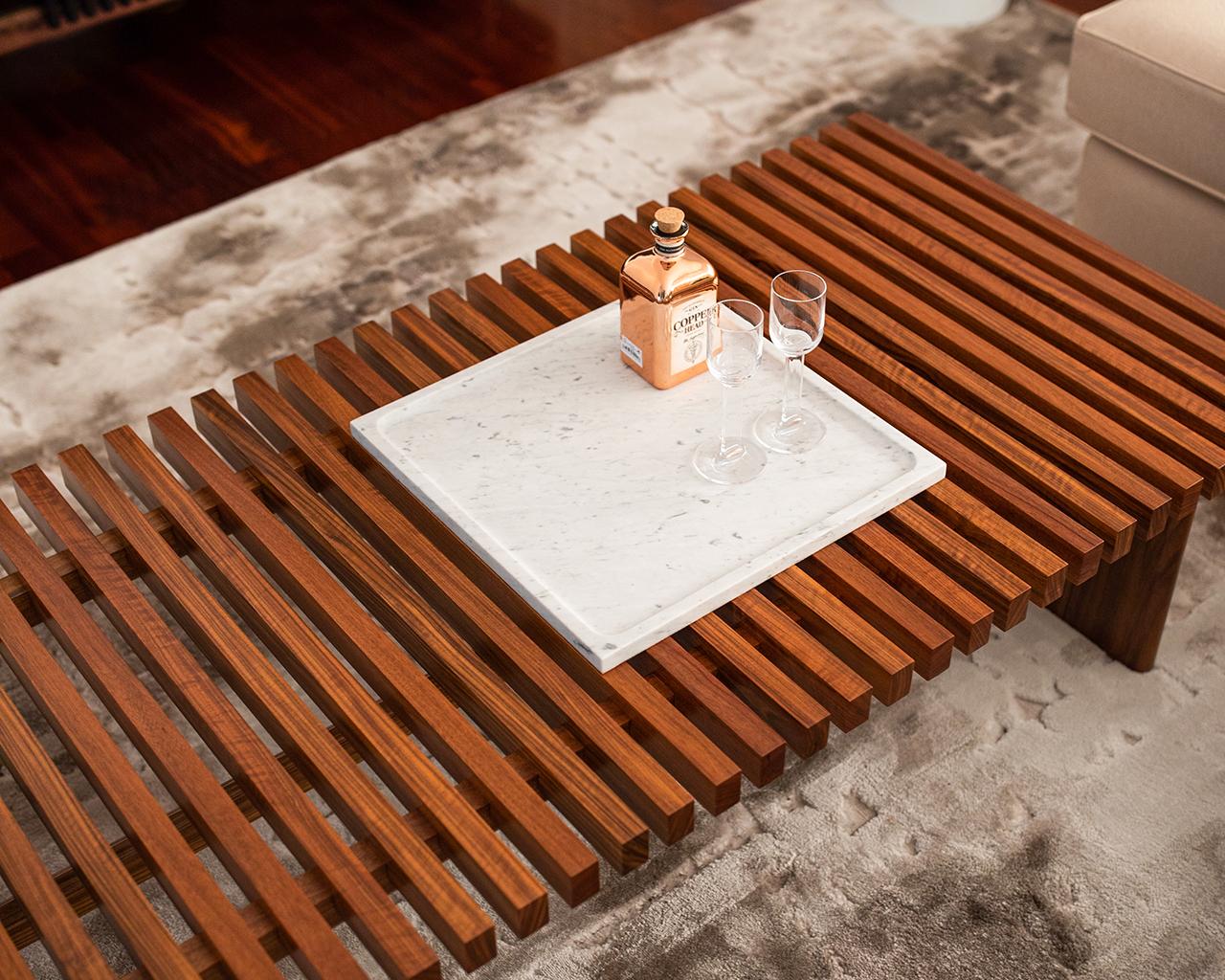 Nokogiri Coffee Table Bench - 130cm + Cushion For Sale 5