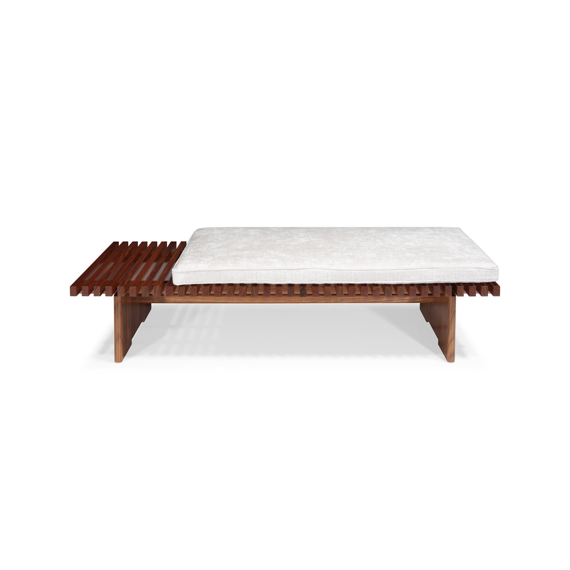 Nokogiri Coffee Table Bench+ Cushion For Sale 1
