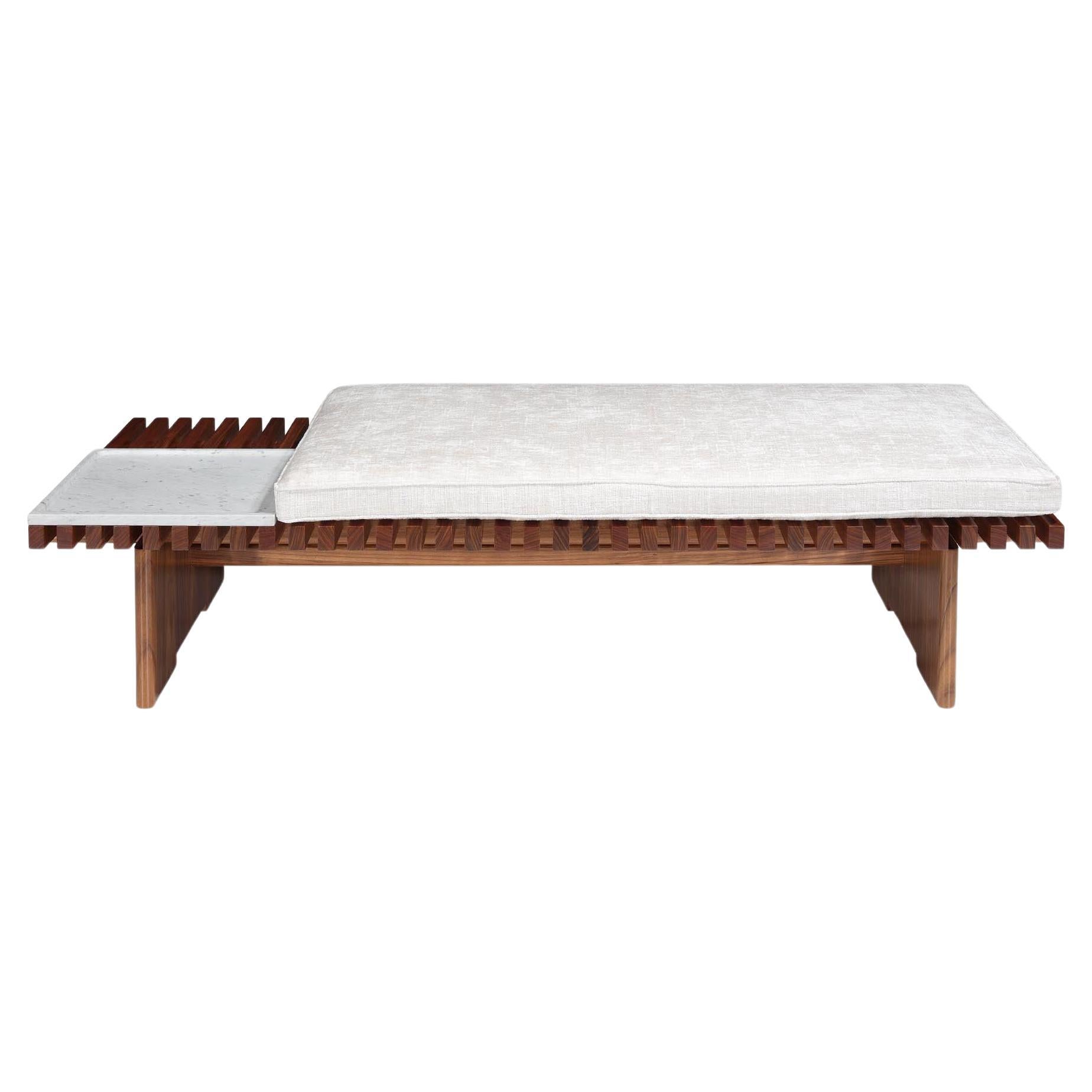 Nokogiri Coffee Table Bench+ Cushion For Sale