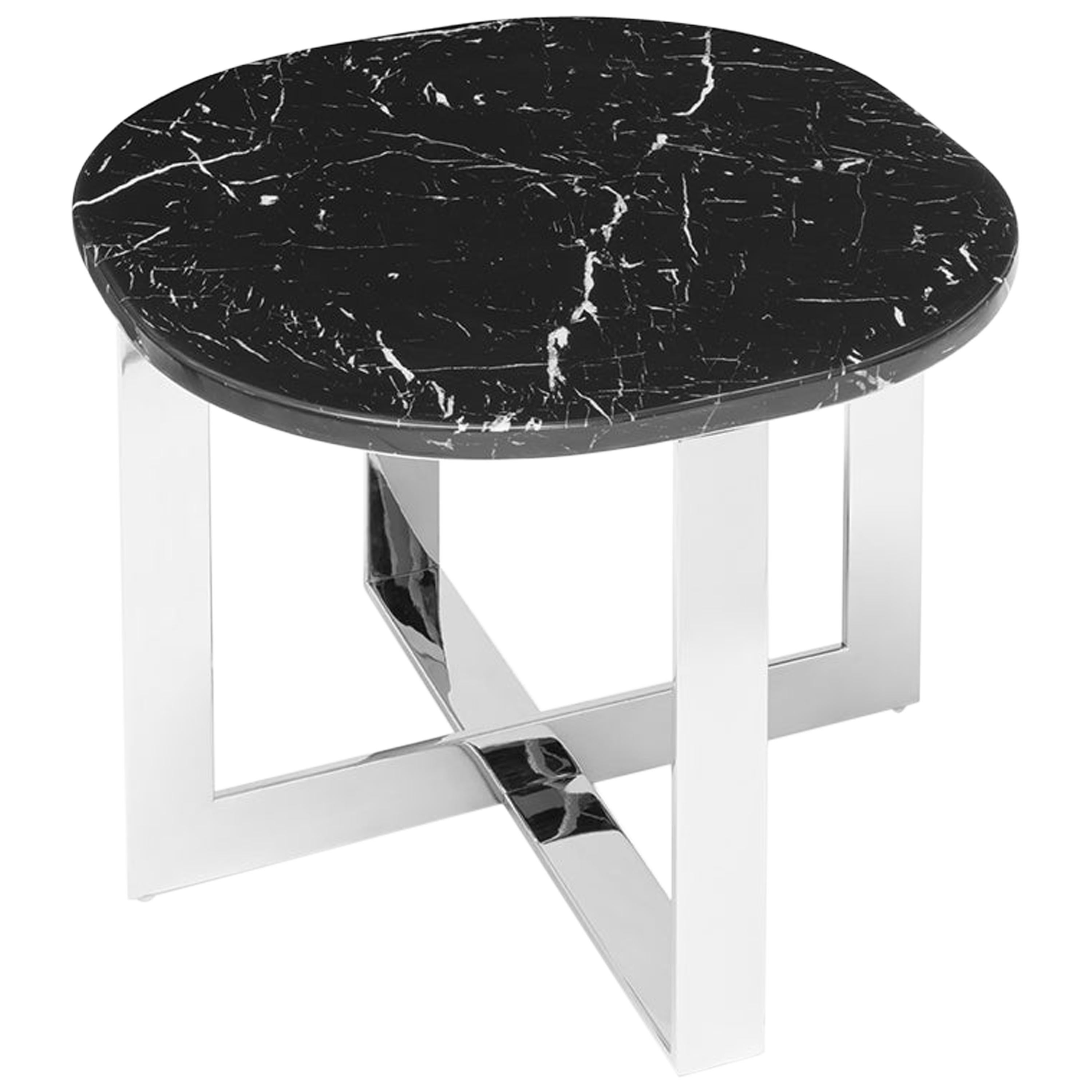 Nolan Chrome Side Table