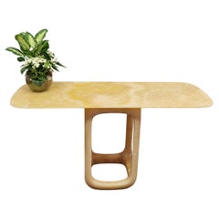 Mesa consola "NOLAN" de Stefano Bigi (Ónice miel, Italia)