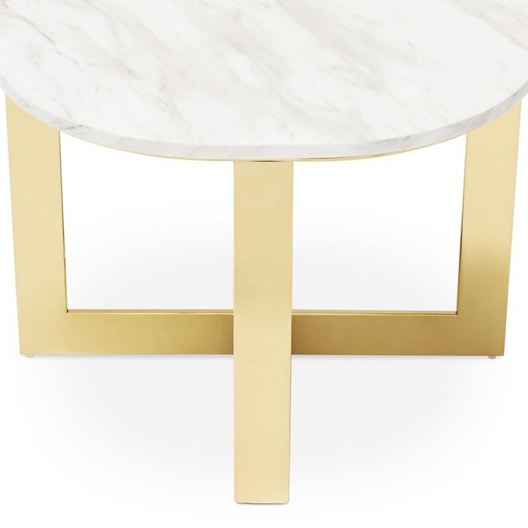 Nolan Gold Side Table For Sale at 1stDibs
