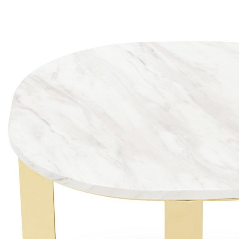 Nolan Gold Side Table For Sale at 1stDibs