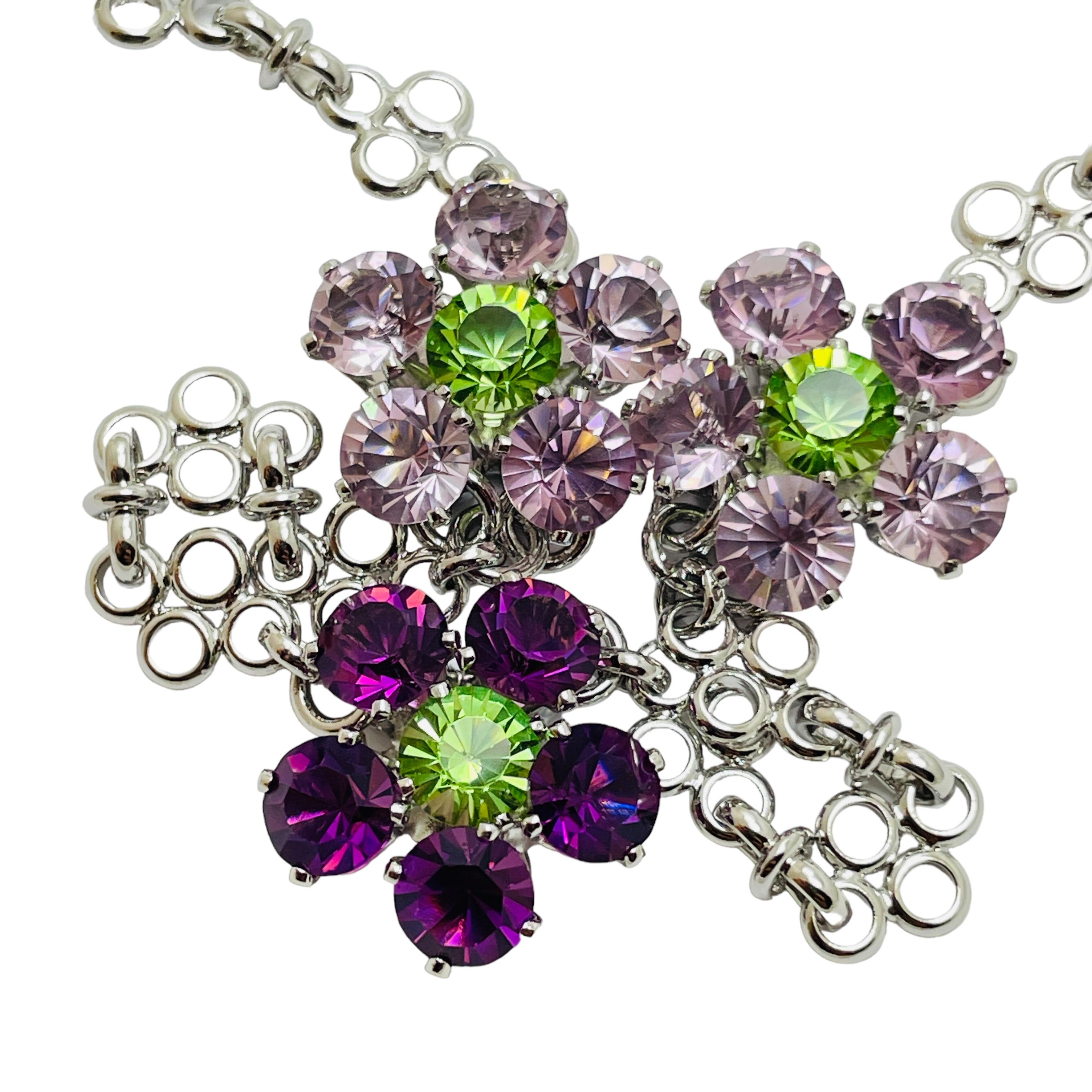 DETAILS

• signed NOLAN MILLER  

• silver tone with crystals 

• vintage designer necklace

MEASUREMENTS  

• 

CONDITION

•  very good vintage condition with minimal signs of wear 

 Sku 42

❤️❤️  VINTAGE DESIGNER JEWELRY ❤️❤️

❤️❤️  ALEXANDER’S