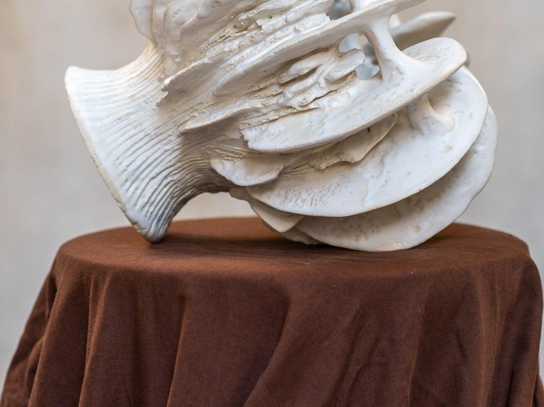 Vaso Nolia in gres con smaltatura bianca opaca di Kallia Panopoulou In condizioni Nuovo in vendita a Geneve, CH