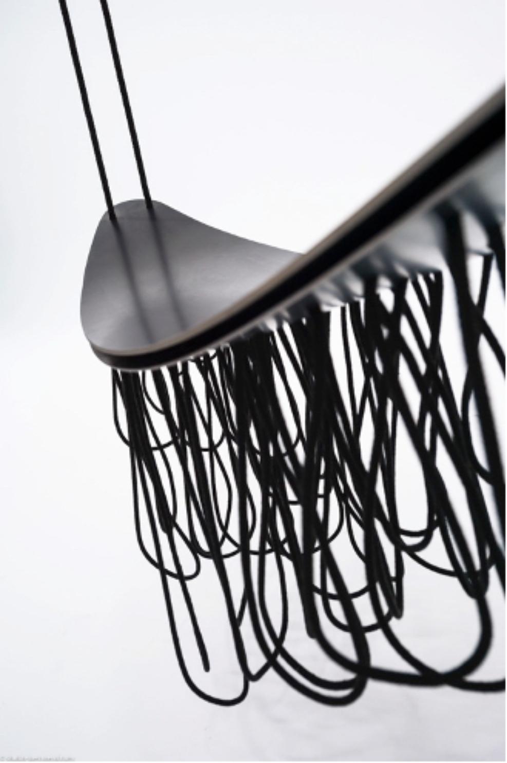 Post-Modern Nolita Suspended Swing Sculpture by Isola Design For Sale
