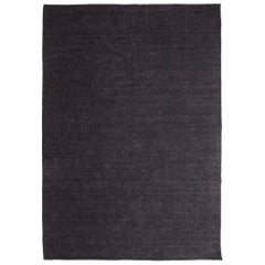 Nomad Black Hand-Loomed Wool Rug by Nani Marquina & Ariadna Miquel, Medium
