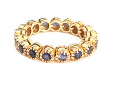 18 Karat Yellow Gold Ring with Blue Iolite - RAINBOW collection*