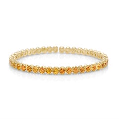 18 Karat Yellow Gold Bracelet in Yellow Sapphire - RAINBOW collection*
