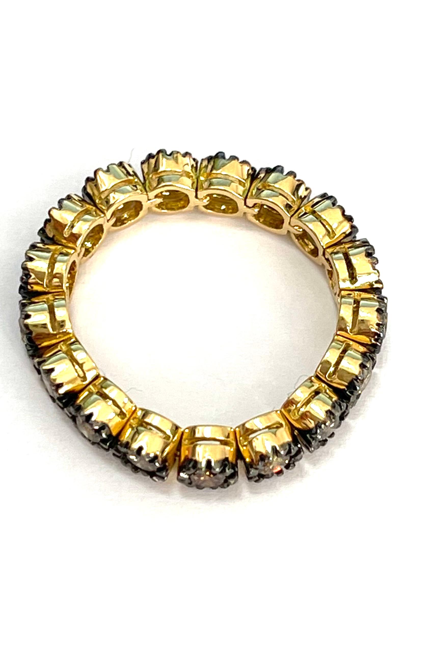 Bague en or jaune 18 carats et diamants bruns de la collection Nomad Neuf - En vente à Milano, Lombardia