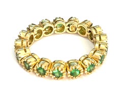 18 Karat Yellow Gold Ring with Tsavorite - RAINBOW collection*