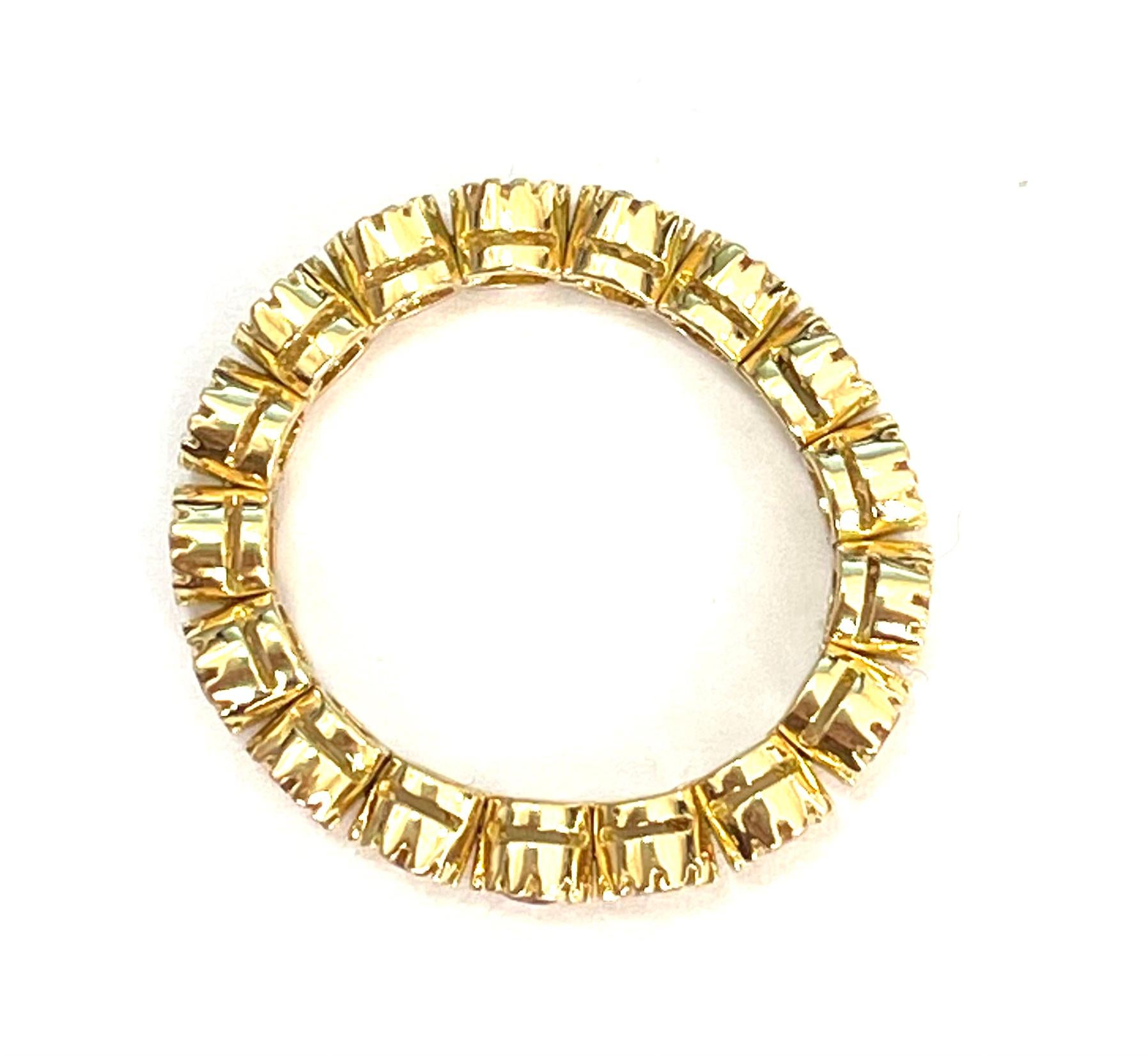 Nomad Collection 18 Karat Yellow Gold Ring in Yellow Sapphire In New Condition For Sale In Milano, Lombardia