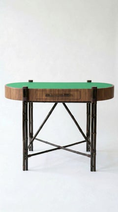 Nomad Desk, Solid Walnut and Real Bamboo, by AUSTE OST