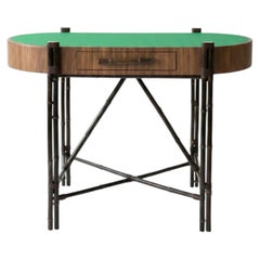 Nomad Desk, Solid Walnut and Real Bamboo, by AUSTE OST