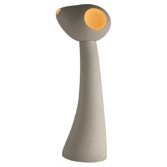 Nomad II:07 Lamp in White Sand Stoneware by Sofia Karnukaeva