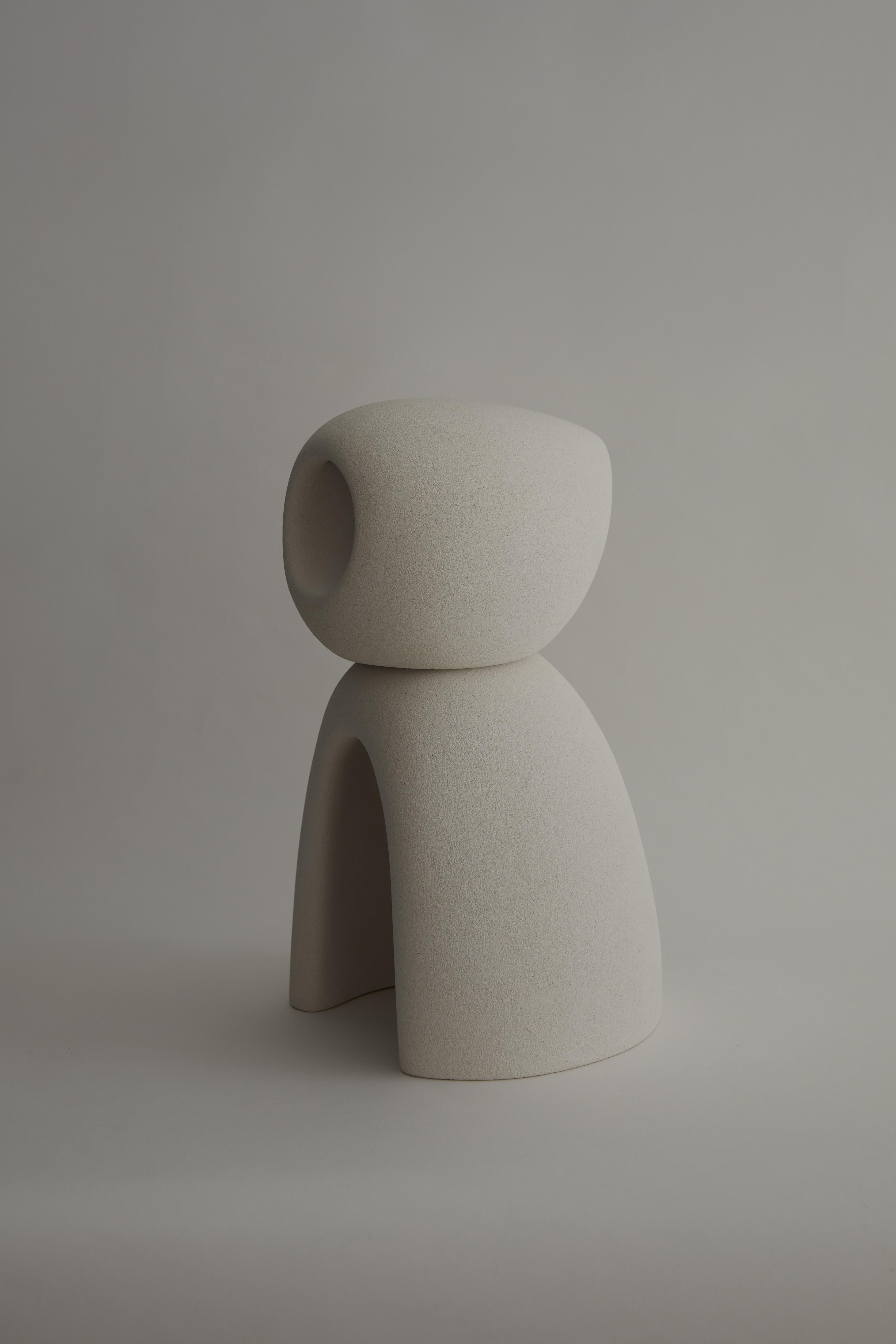 Other Nomad II:09 Table Lamp in White Sand Stoneware by Sofia Karnukaeva For Sale