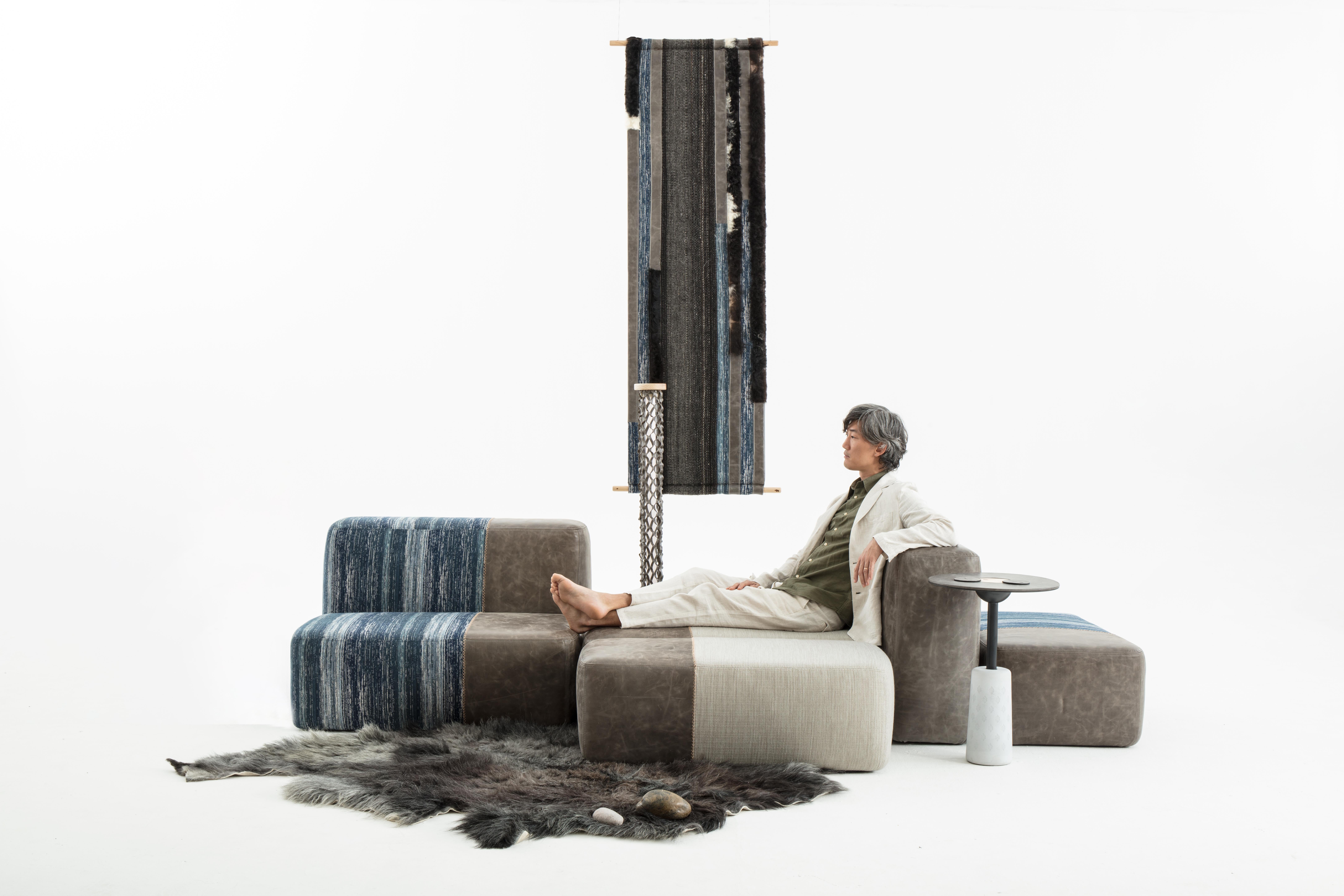 Nomad Langchan Cubes Set Yak von Matsu x KVN Nomadic Collection'S von Joeri Reynaert (Tibetisch) im Angebot
