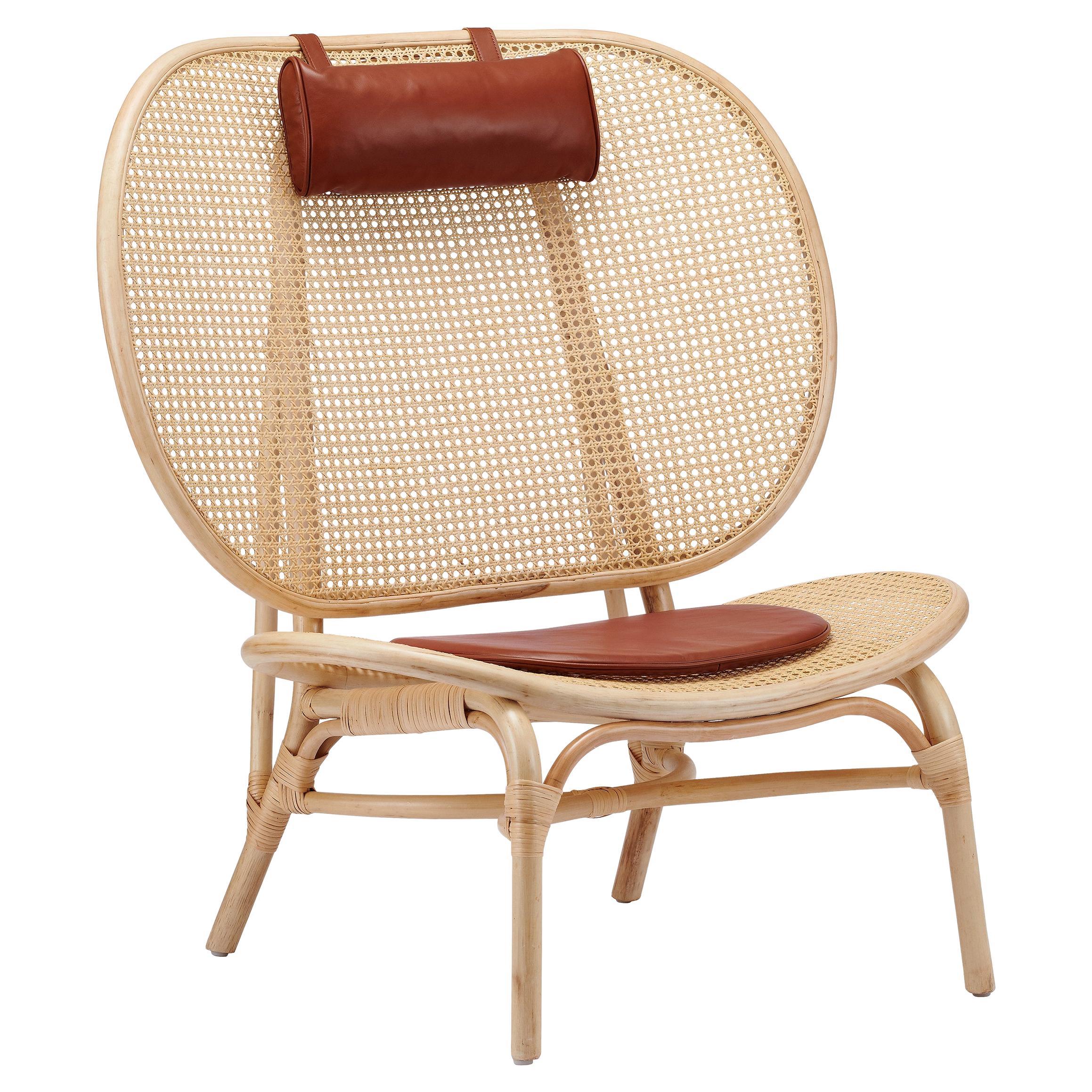 Nomad Natural Frame Low Chair by NORR11 For Sale