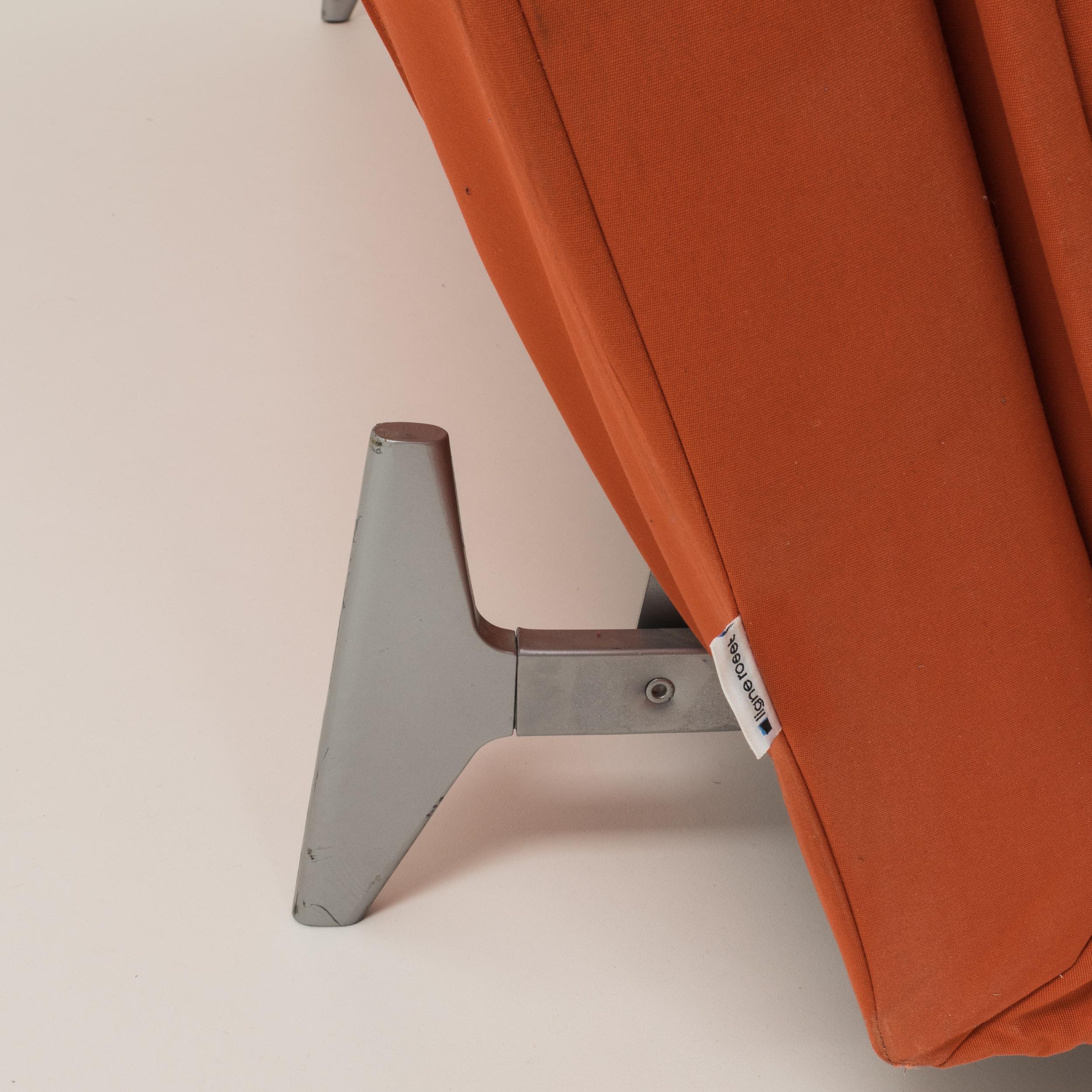 Nomade Express Red Sofa Bed by Didier Gomez for Linge Roset In Good Condition In Basildon, London