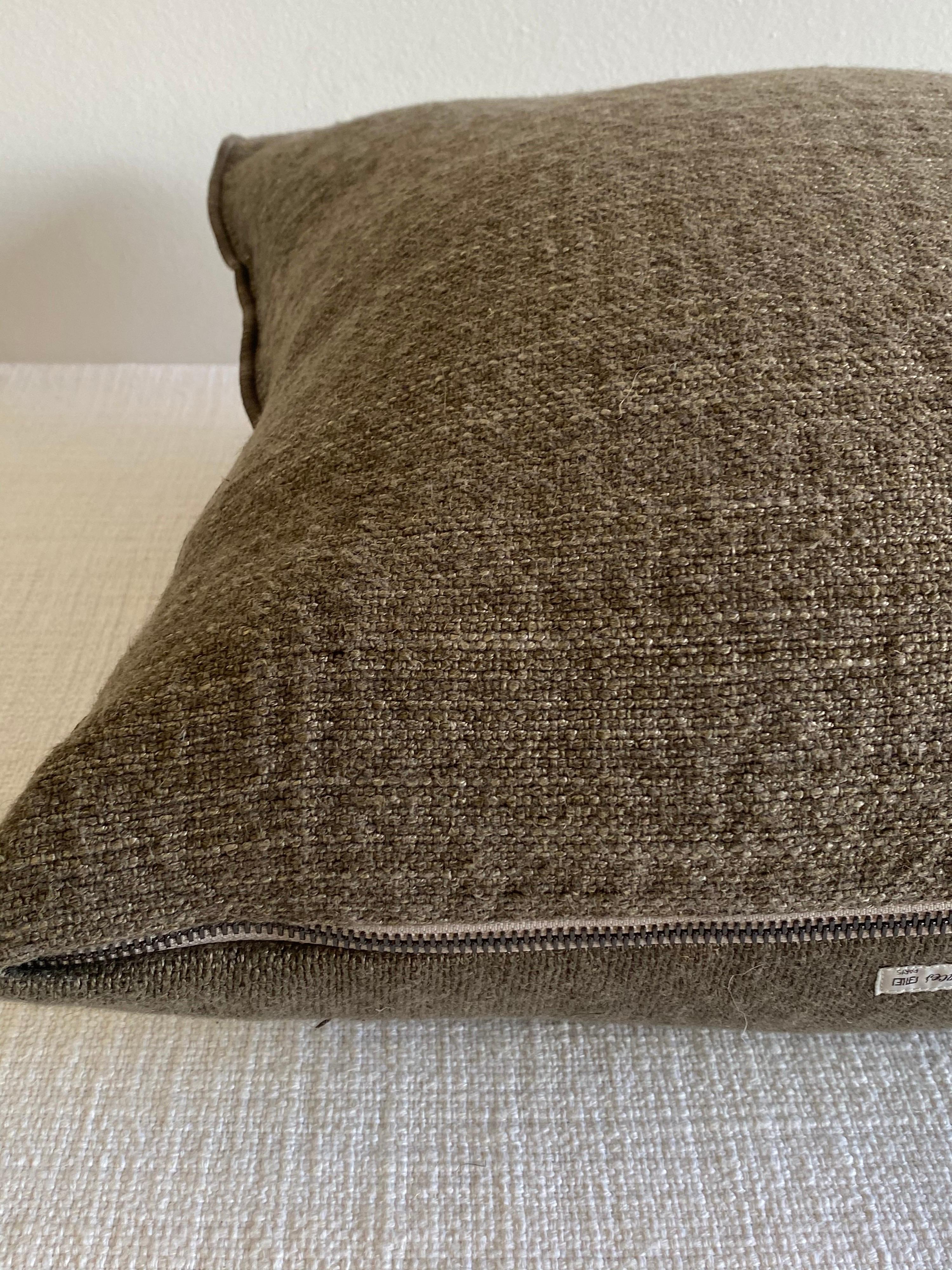 XXIe siècle et contemporain Coussin d'accentuation en lin français non fait en vente