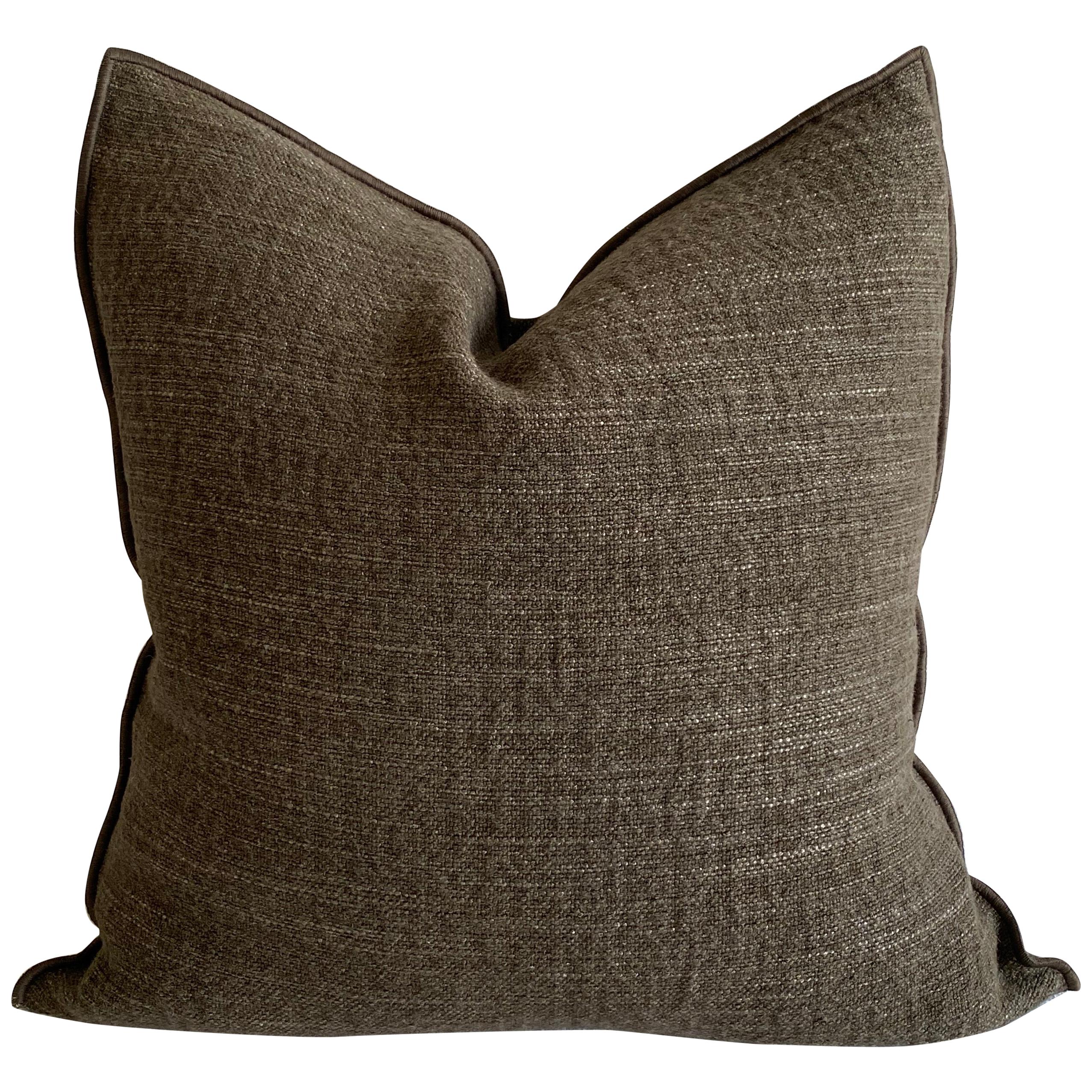 Nomade French Linen Accent Pillow For Sale at 1stDibs