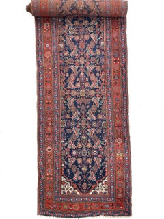 Nomadic Bidjar Antique Runner with Gorgeous Colors, c. 1930's