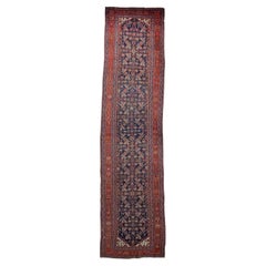Nomadic Bidjar Antique Runner with Gorgeous Colors, c. 1930's