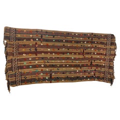 Nomadic Wedding Ceremony Rug Colorful with Luck Flowers, 118.11 x 53 in